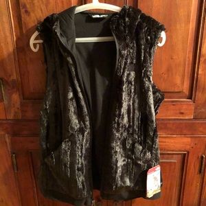 North Face hooded vest